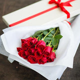 Boxed Premium Roses - 12 Roses